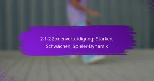 2-1-2 Zonenverteidigung: Stärken, Schwächen, Spieler-Dynamik