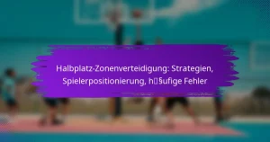 Halbplatz-Zonenverteidigung: Strategien, Spielerpositionierung, häufige Fehler